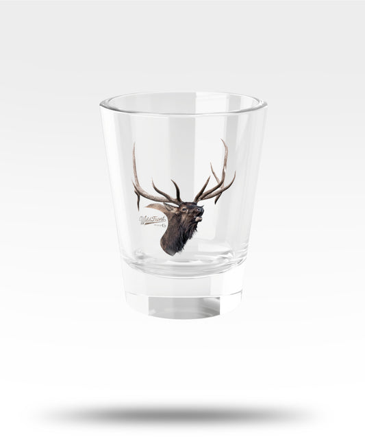 Bull Elk Shot Glass