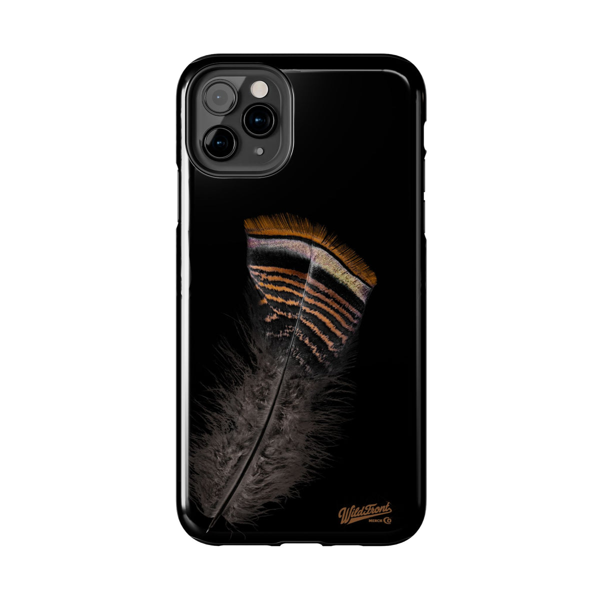 Turkey Feather Dark Tough Phone Case