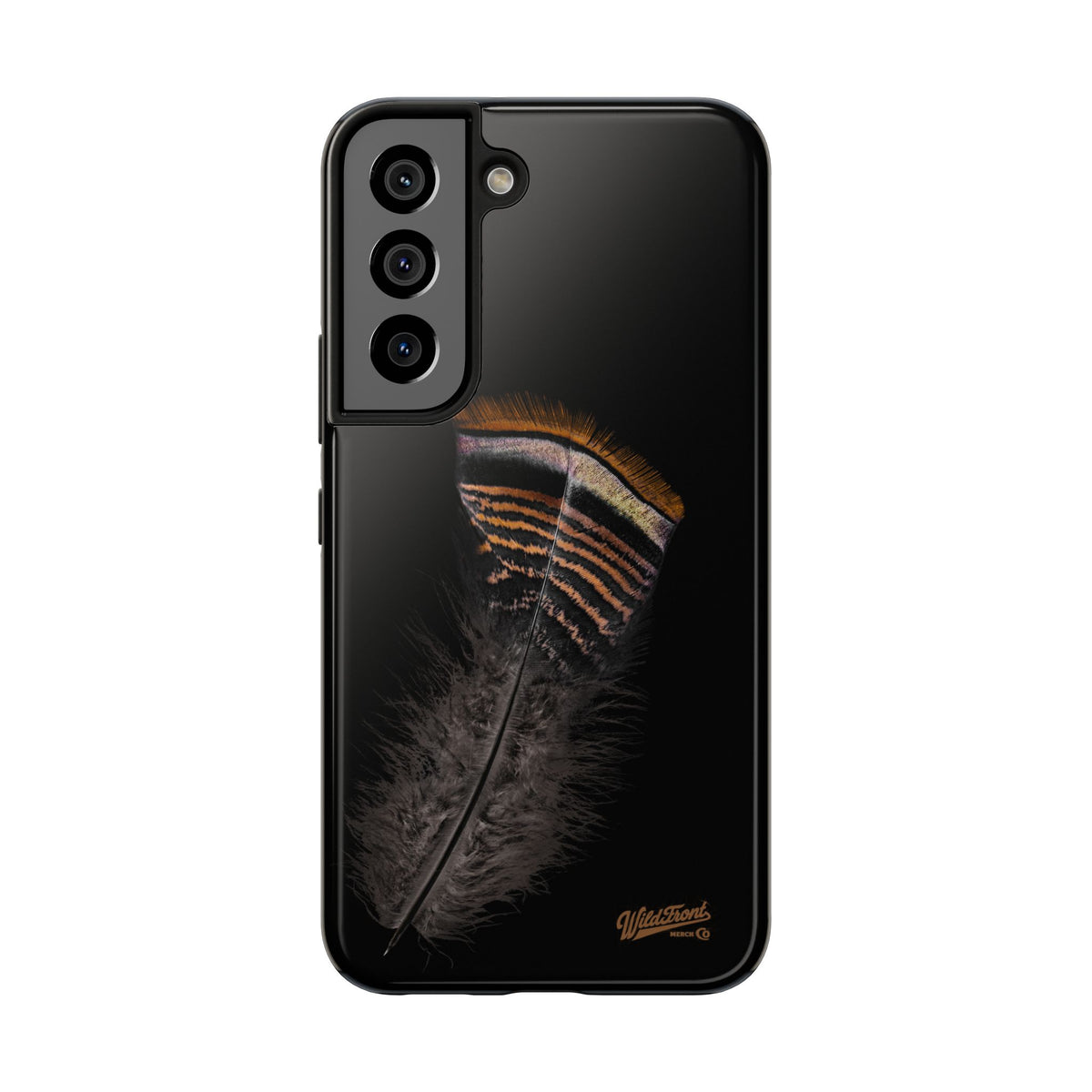 Turkey Feather Dark Tough Phone Case
