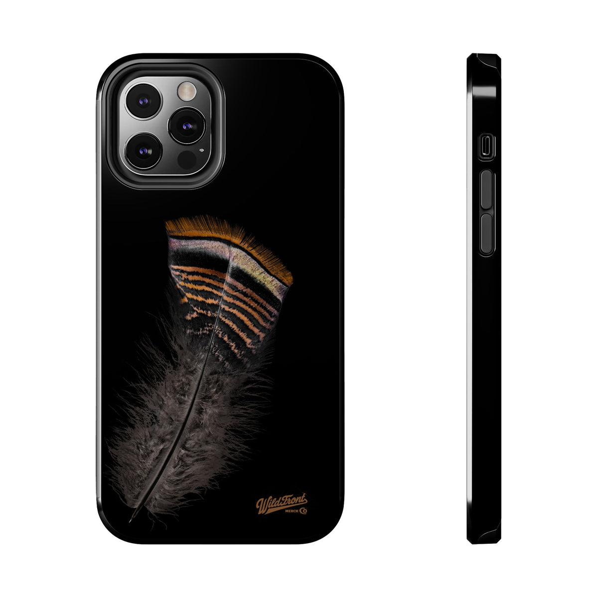 Turkey Feather Dark Tough Phone Case