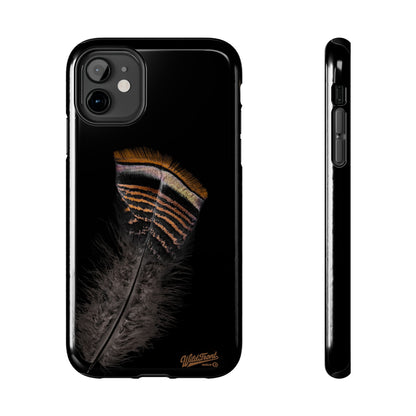 Turkey Feather Dark Tough Phone Case
