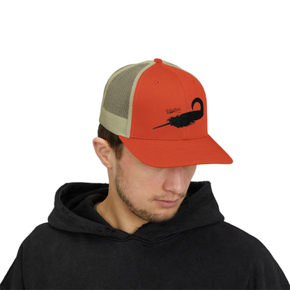 Mallard Curl Trucker Cap (Stitched)