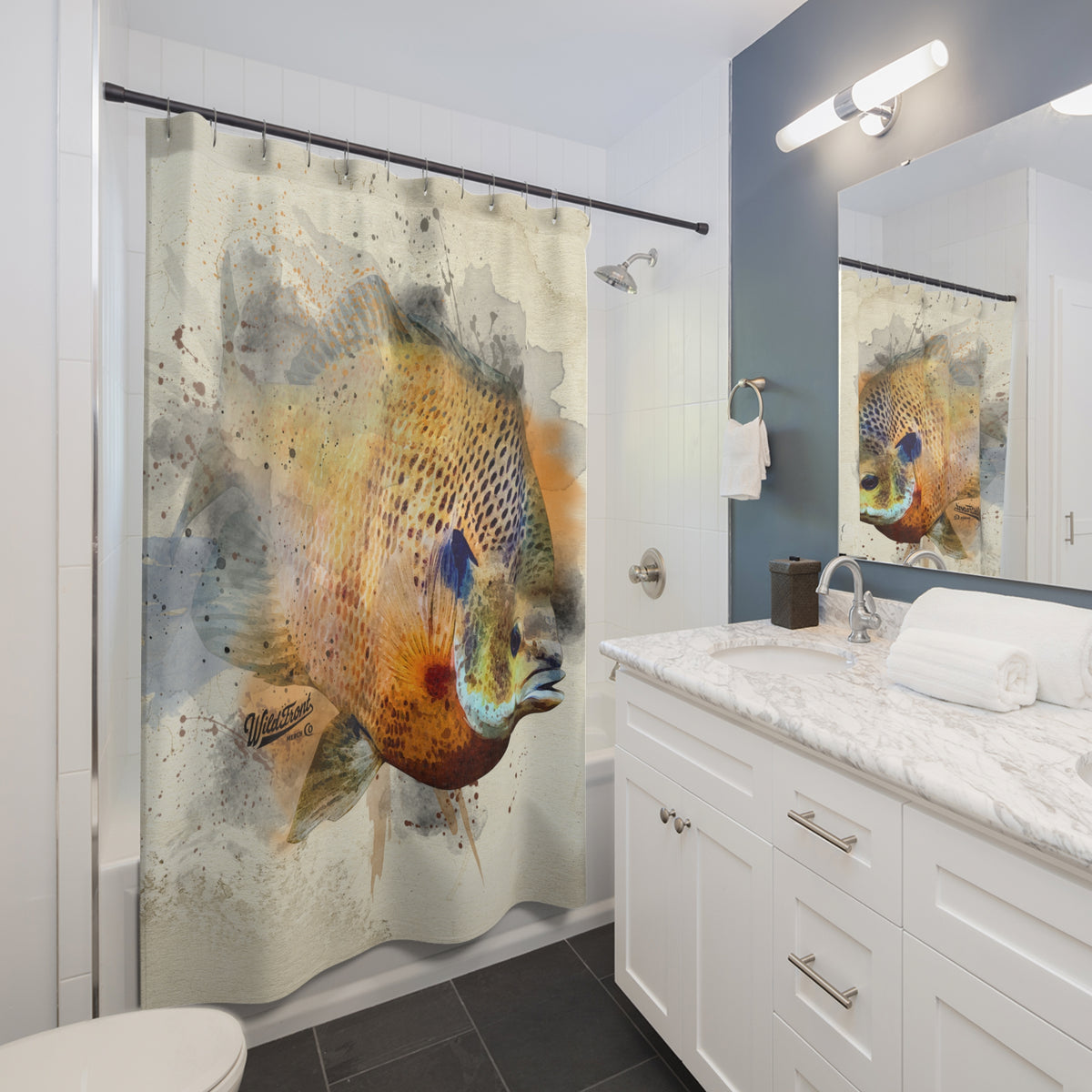 Bluegill Shower Curtains