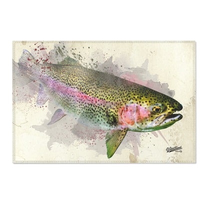 Rainbow Trout Area Rug