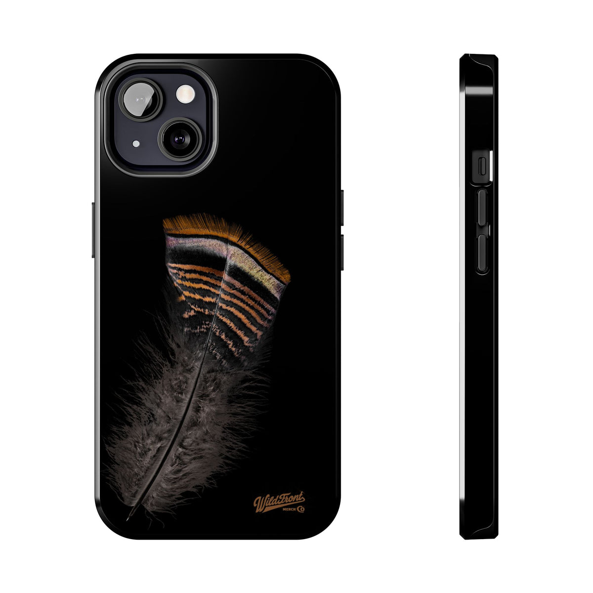 Turkey Feather Dark Tough Phone Case