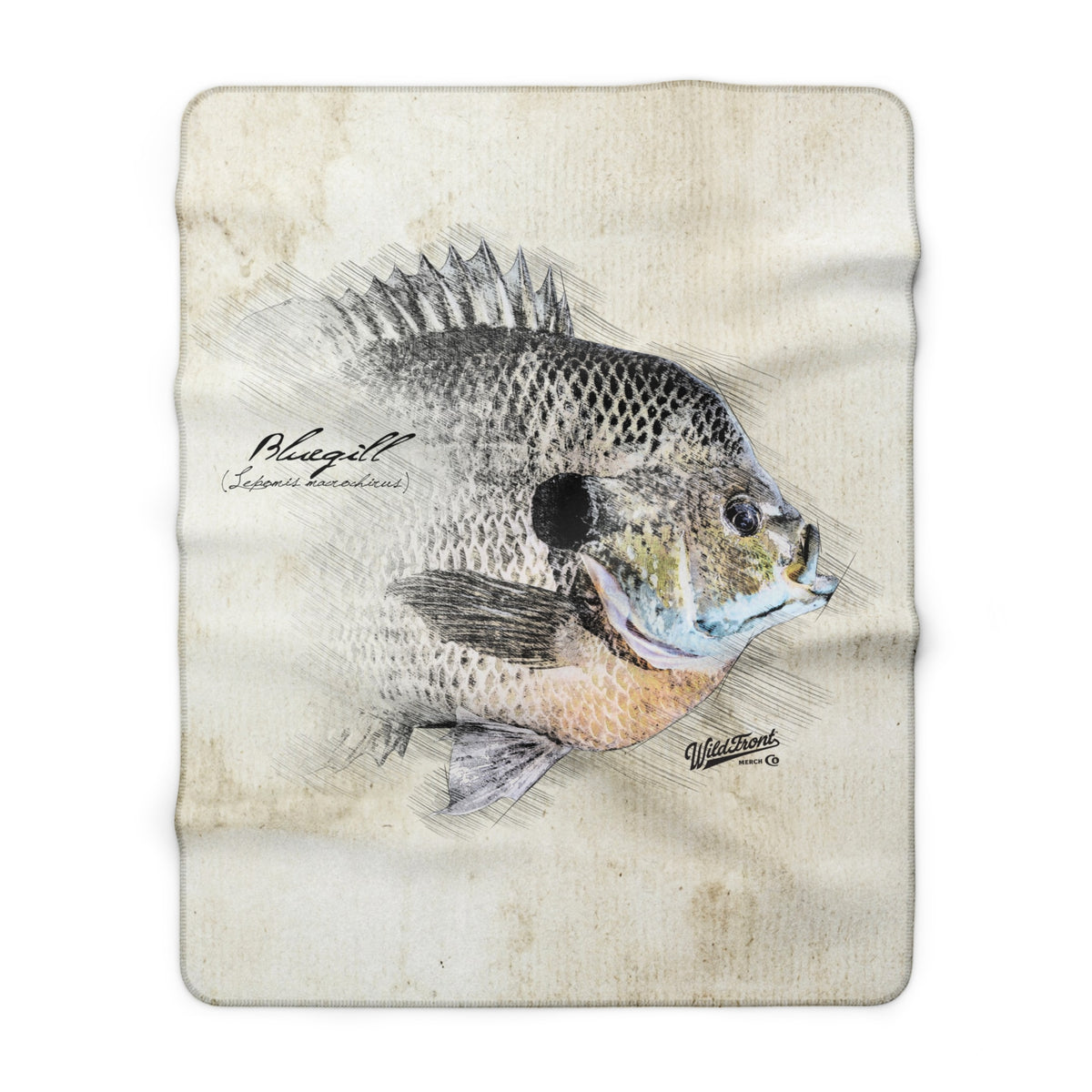 Bluegill Sherpa Fleece Blanket