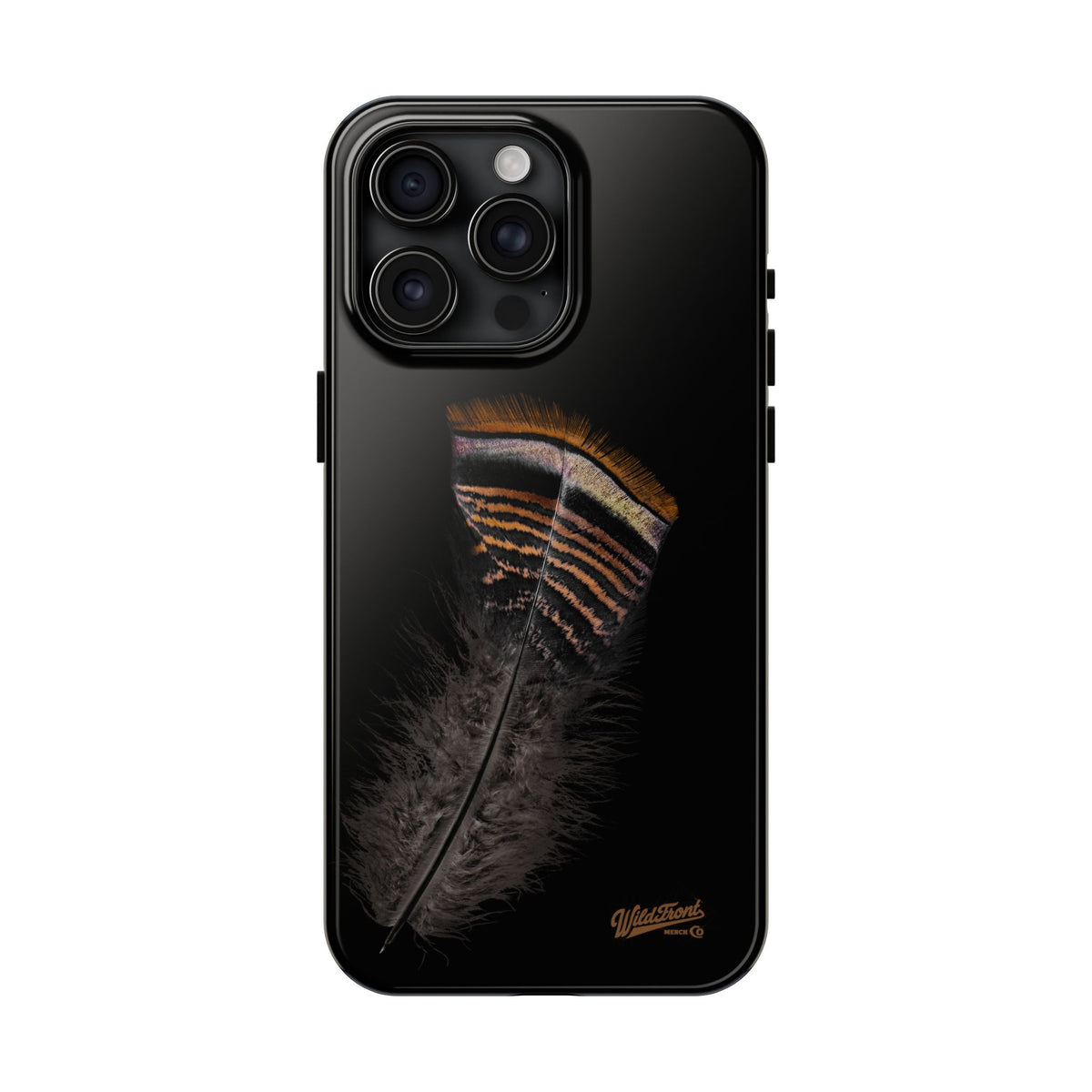 Turkey Feather Dark Tough Phone Case