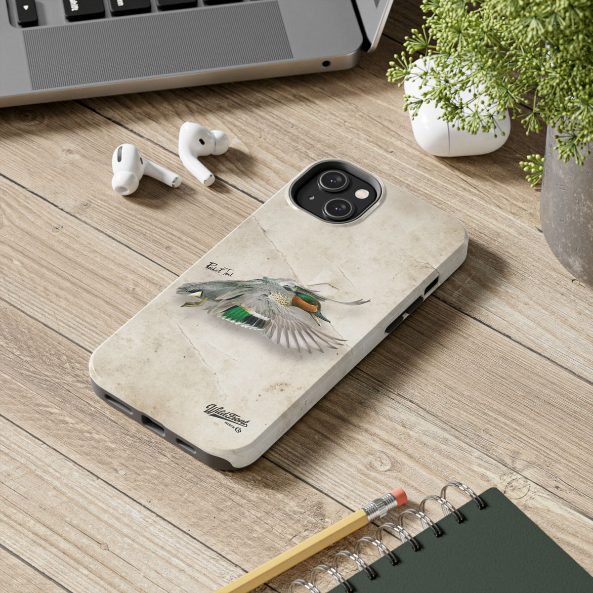 Rocket Teal Green-Winged Teal Tough Phone Case