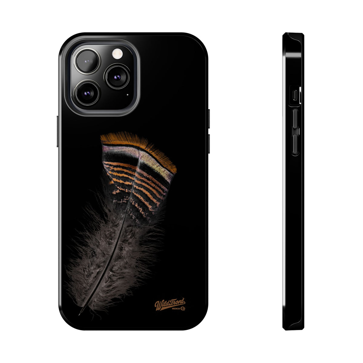 Turkey Feather Dark Tough Phone Case