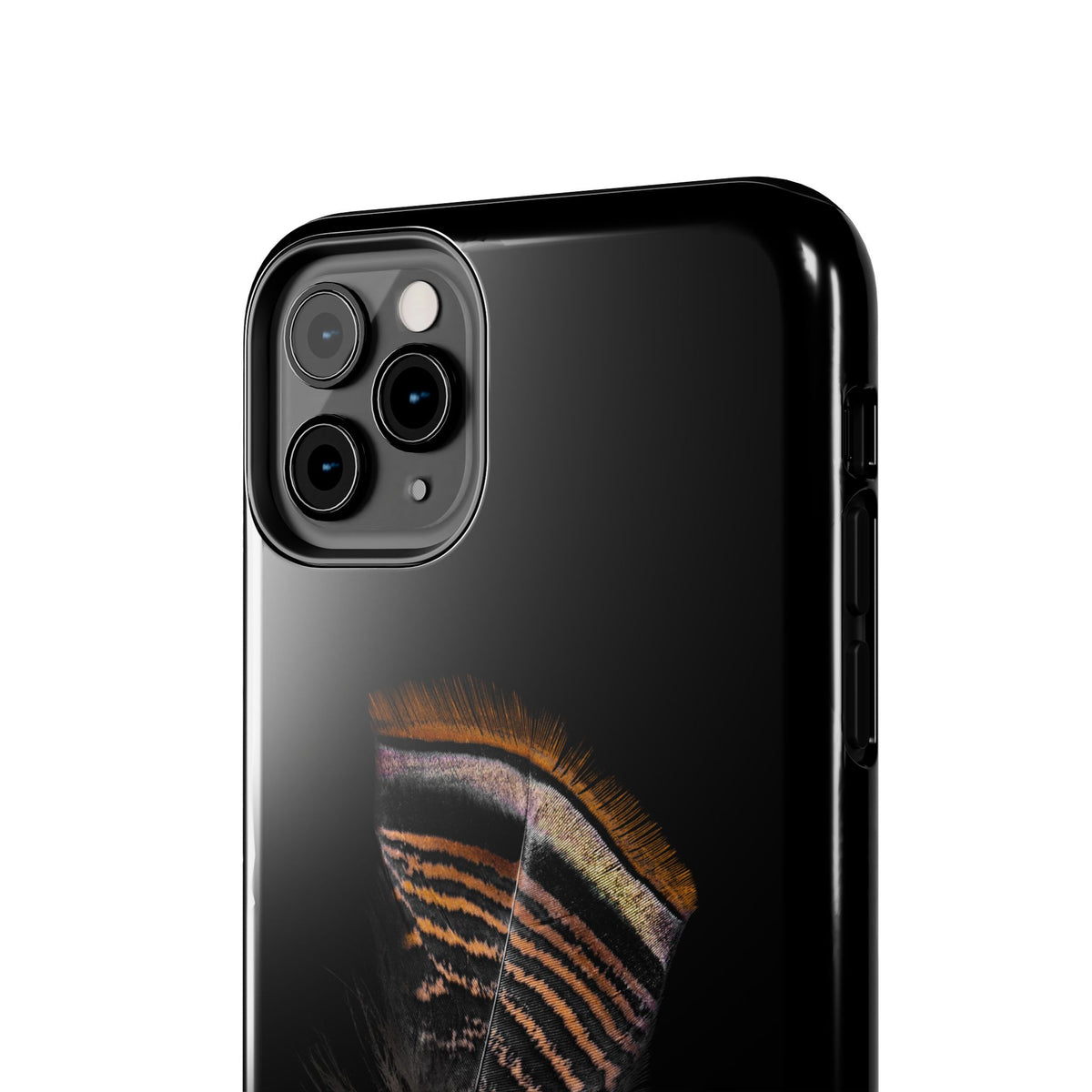 Turkey Feather Dark Tough Phone Case