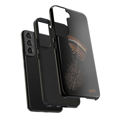 Turkey Feather Dark Tough Phone Case