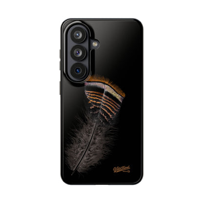 Turkey Feather Dark Tough Phone Case