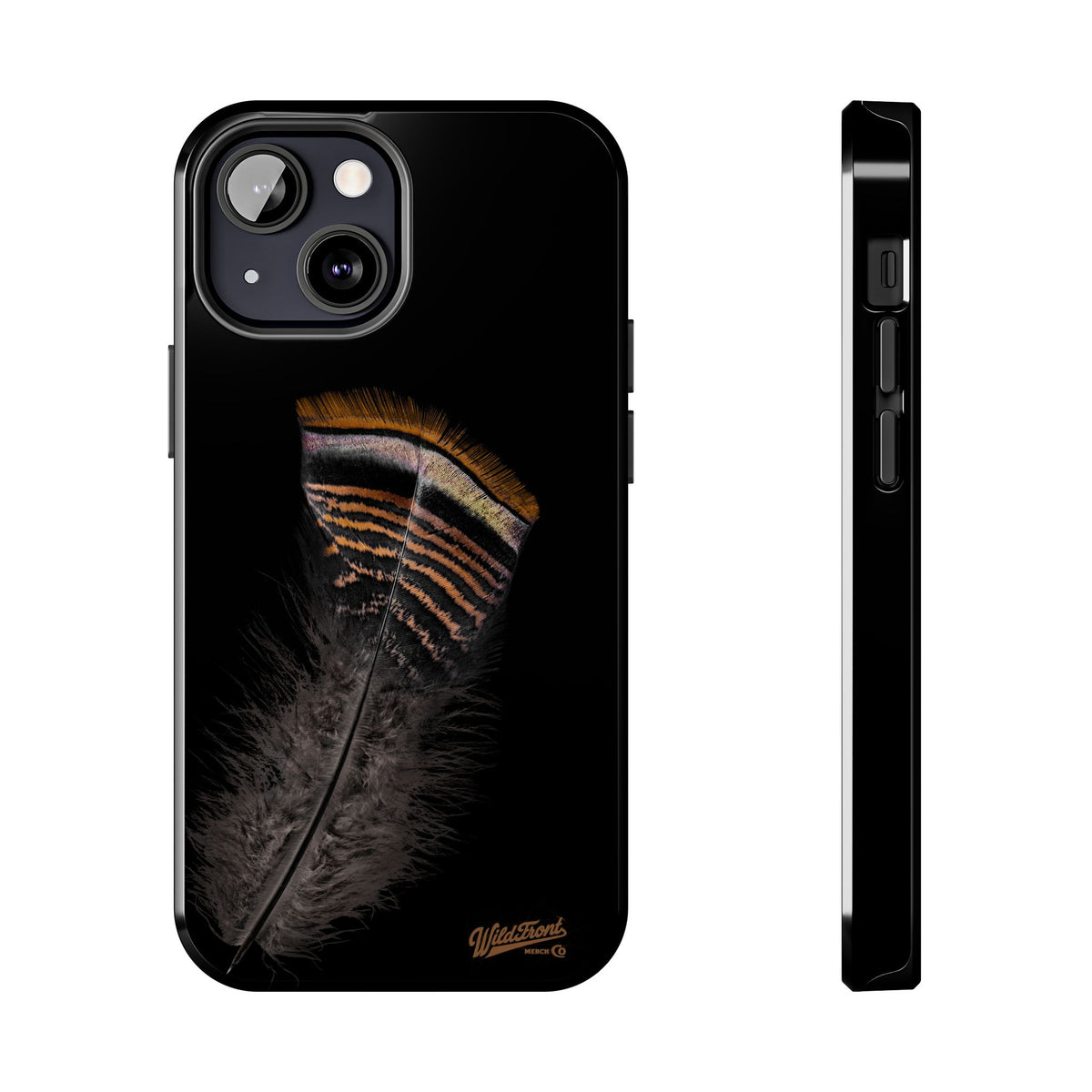 Turkey Feather Dark Tough Phone Case
