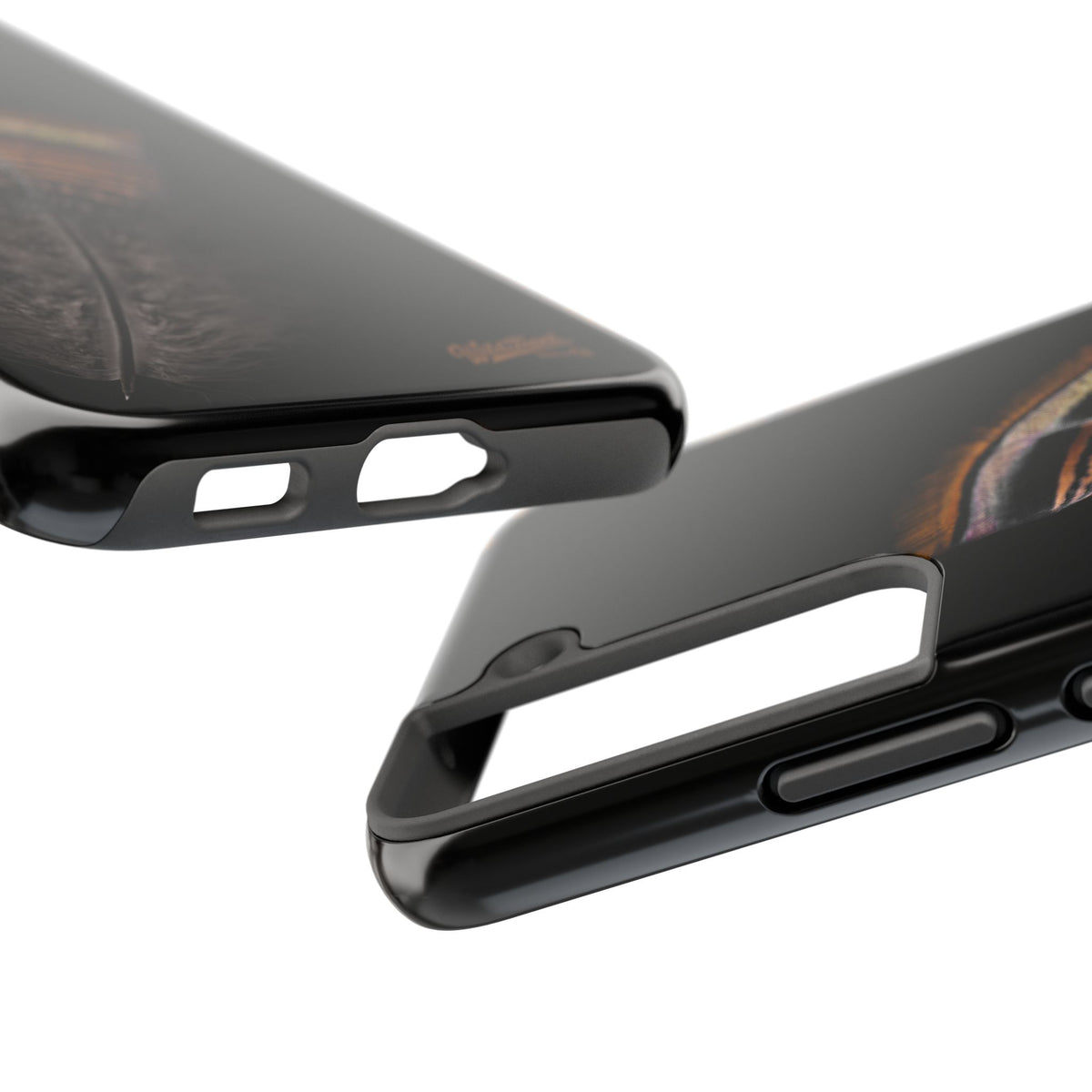 Turkey Feather Dark Tough Phone Case