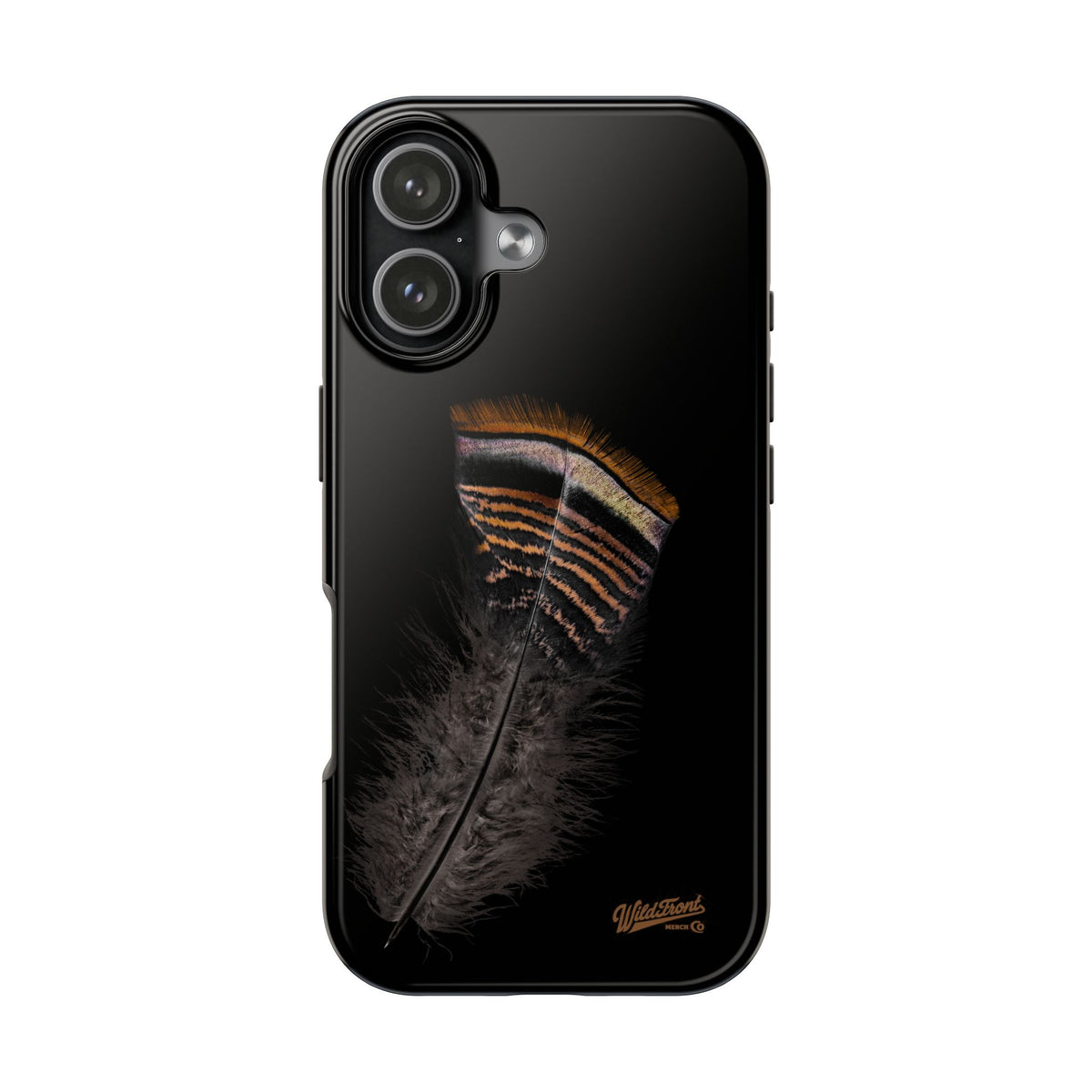 Turkey Feather Dark Tough Phone Case