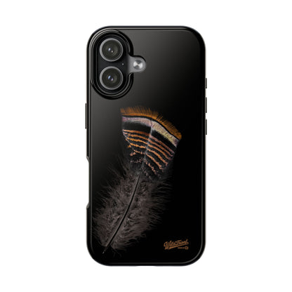 Turkey Feather Dark Tough Phone Case
