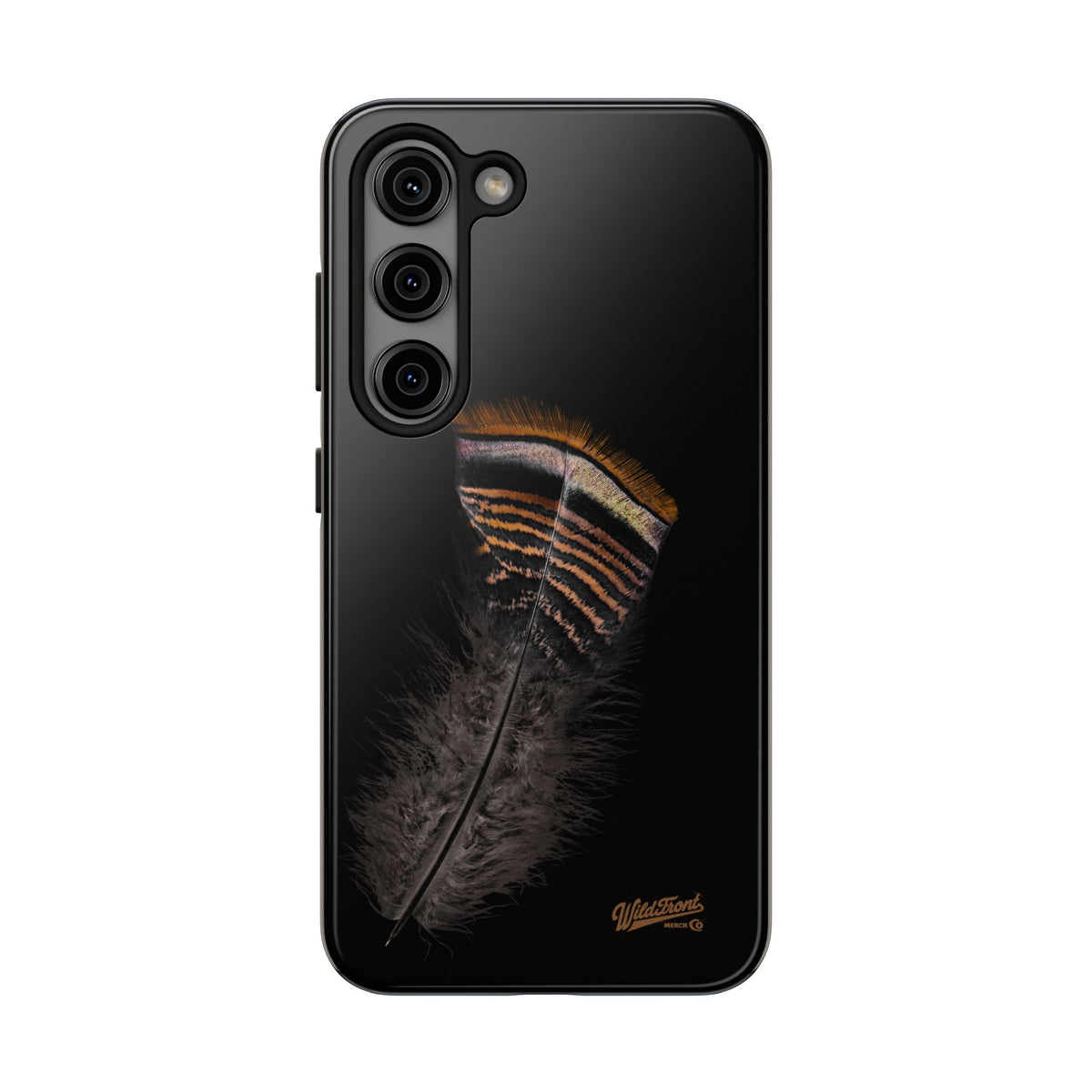 Turkey Feather Dark Tough Phone Case
