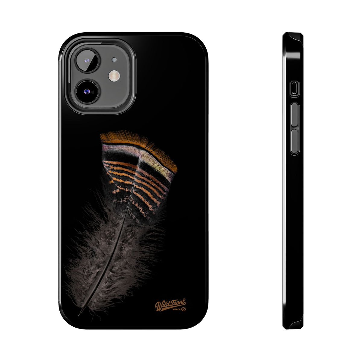 Turkey Feather Dark Tough Phone Case