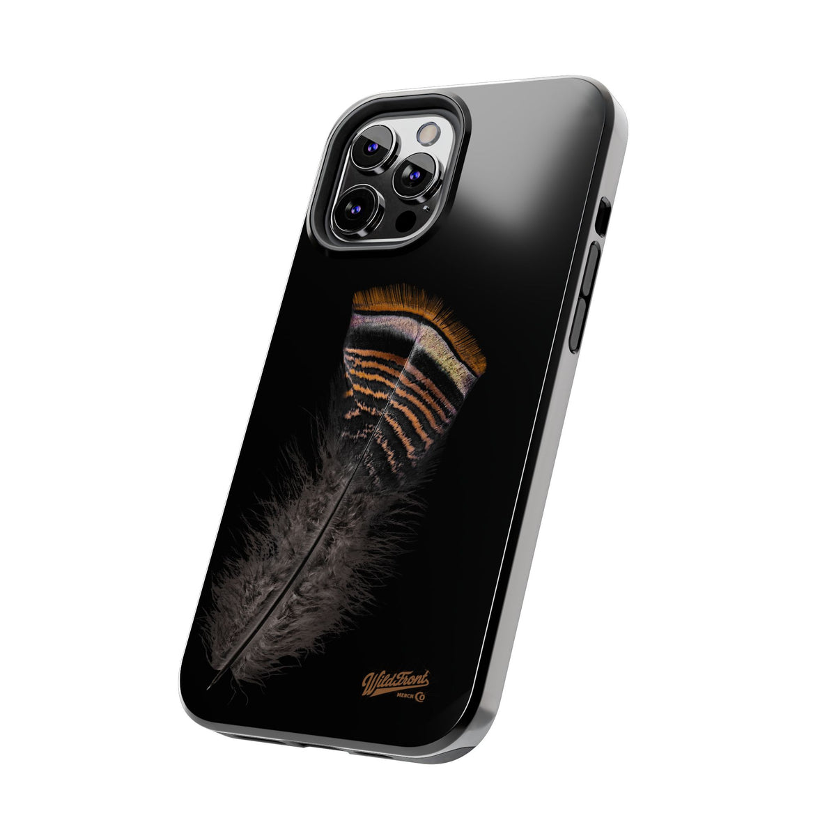 Turkey Feather Dark Tough Phone Case