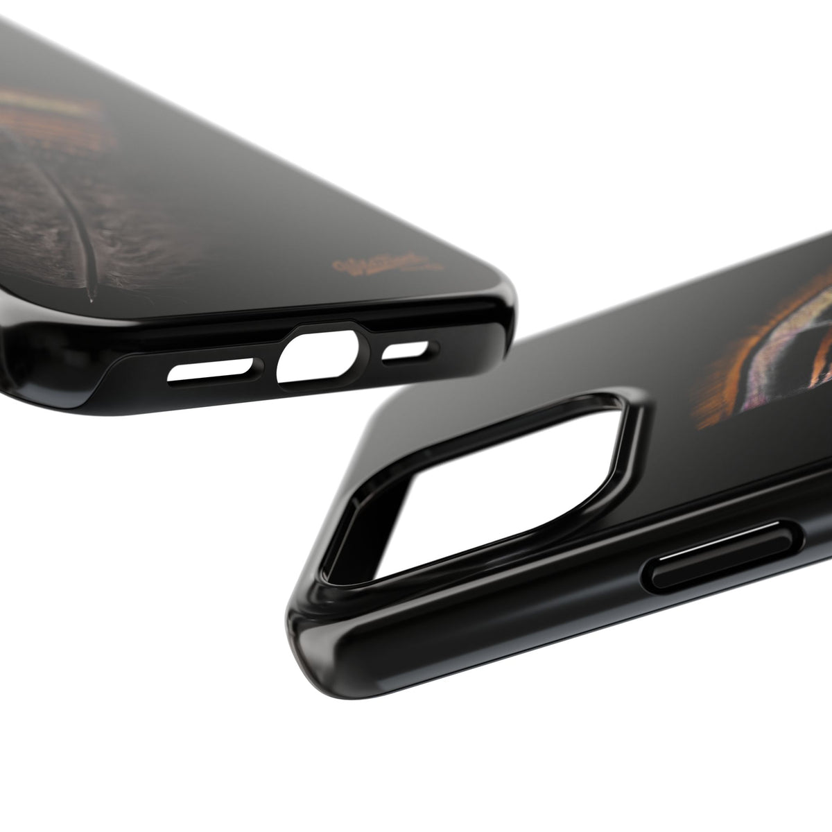 Turkey Feather Dark Tough Phone Case