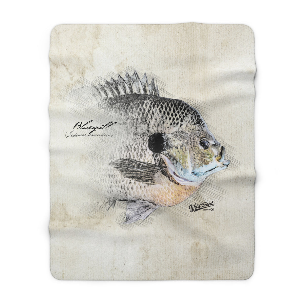 Bluegill Sherpa Fleece Blanket