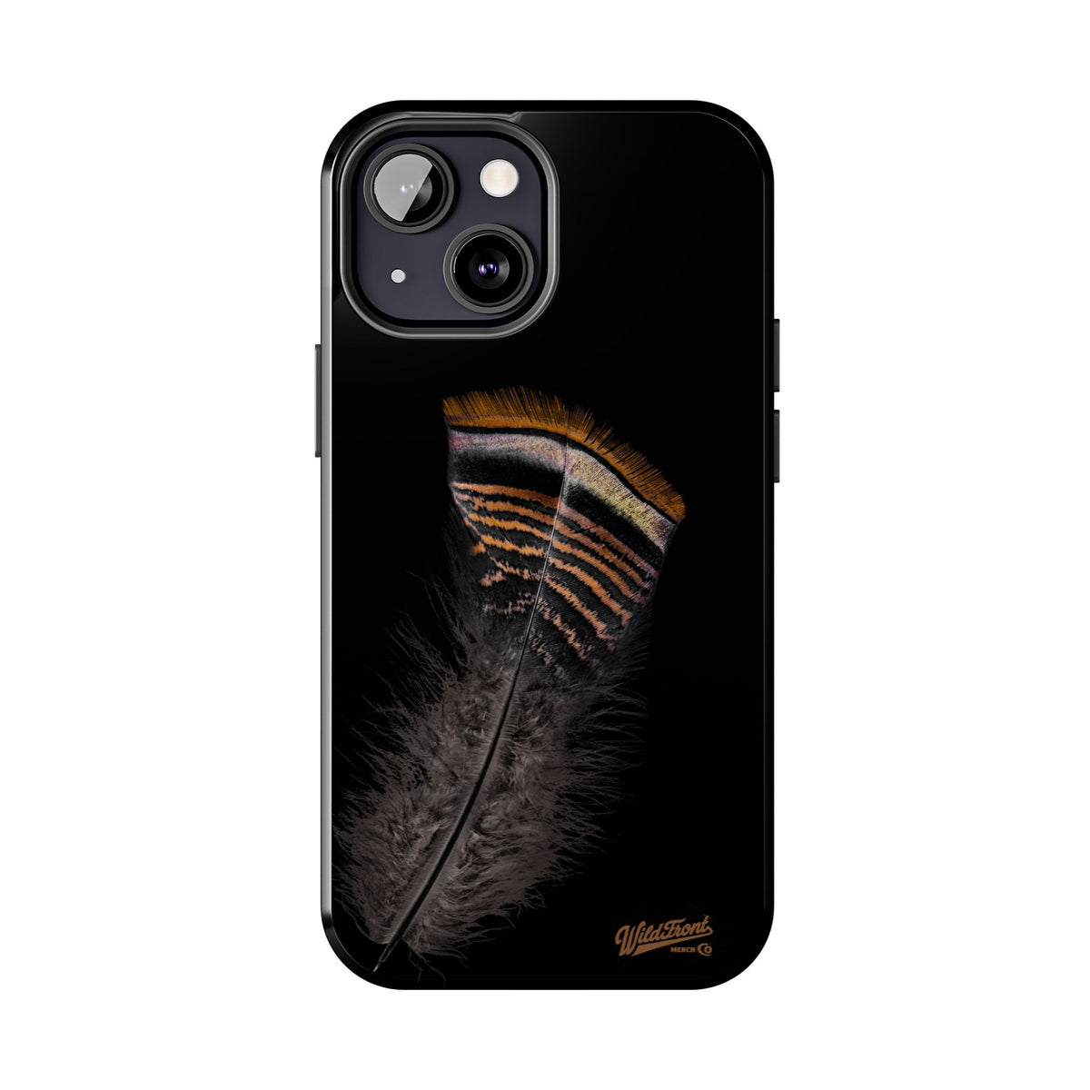 Turkey Feather Dark Tough Phone Case